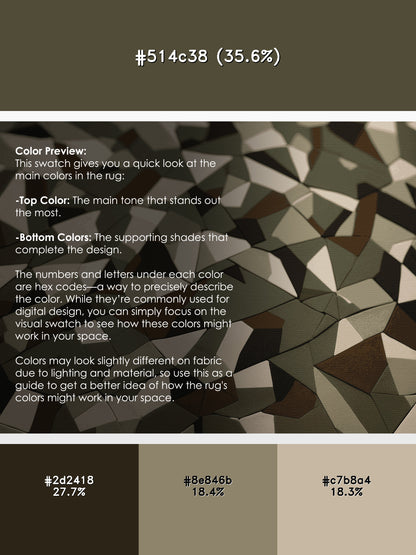 Geo Camouflage Rug