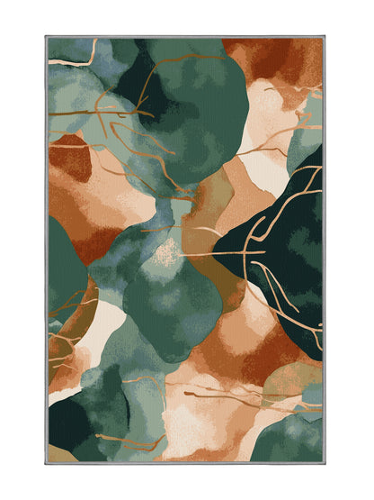 Terra Verde Amber Grove - Premium Bullet Shell Modern Area Rug | Plush & Washable Options | Rugolution Home Decor