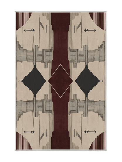 Timeless Tapestries Dynastic Dream - Premium Champagne Modern Area Rug | Plush & Washable Options | Rugolution Home Decor