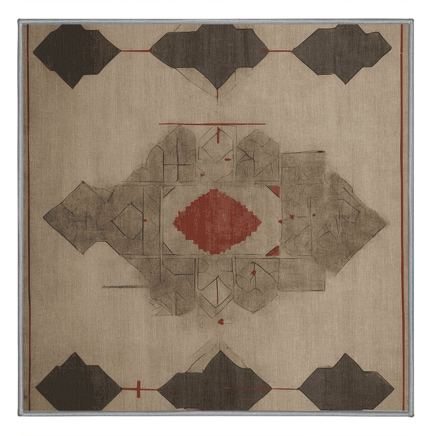 Age-Worn Grace Rug