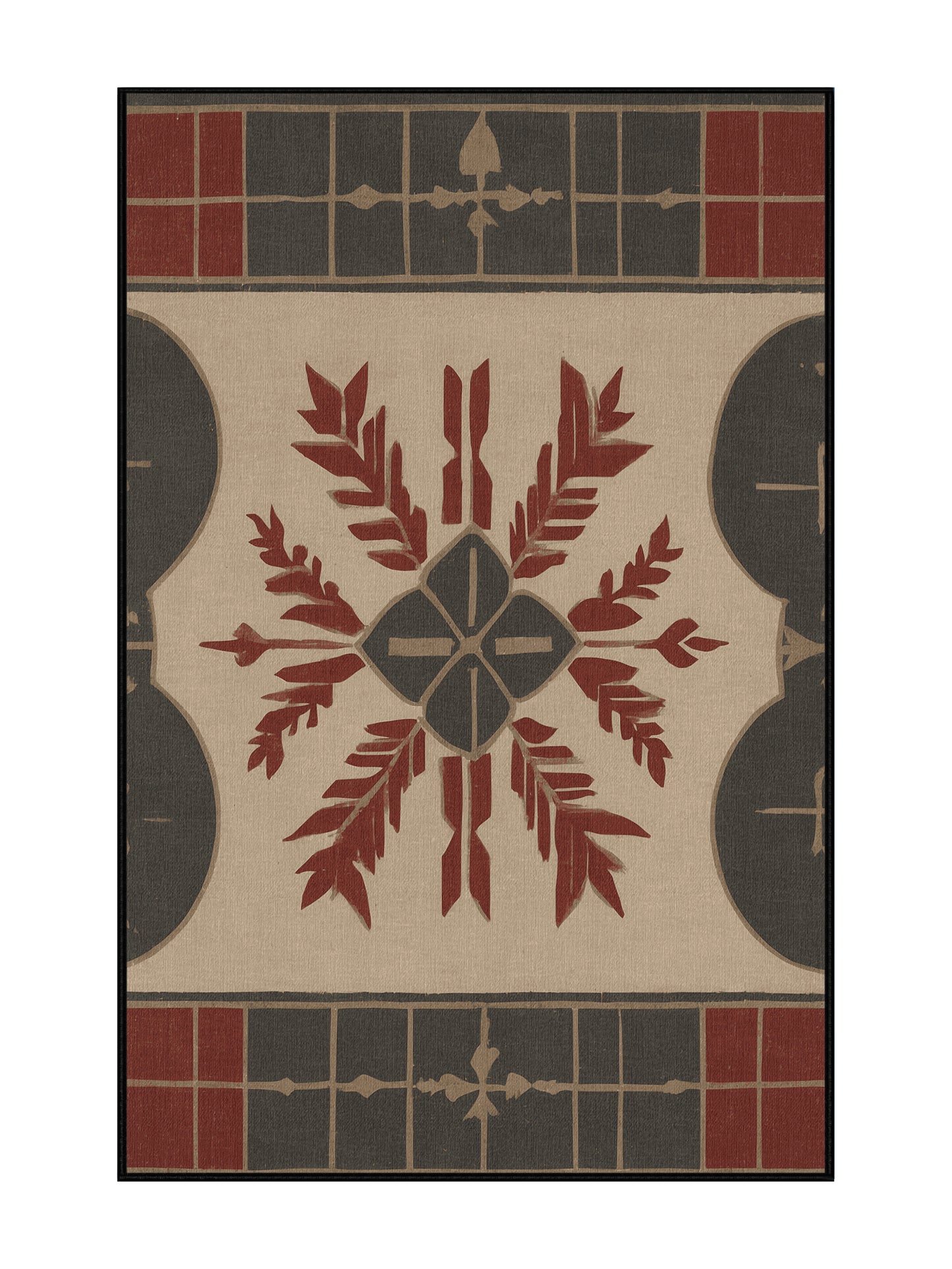 Timeless Tapestries Palace Pathway - Premium Old Burgundy Modern Area Rug | Plush & Washable Options | Rugolution Home Decor