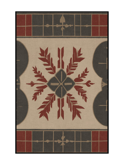 Timeless Tapestries Palace Pathway - Premium Old Burgundy Modern Area Rug | Plush & Washable Options | Rugolution Home Decor