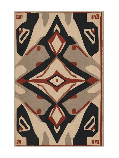 Timeless Tapestries Classic Bloom - Premium Tan (W3C) Modern Area Rug | Plush & Washable Options | Rugolution Home Decor