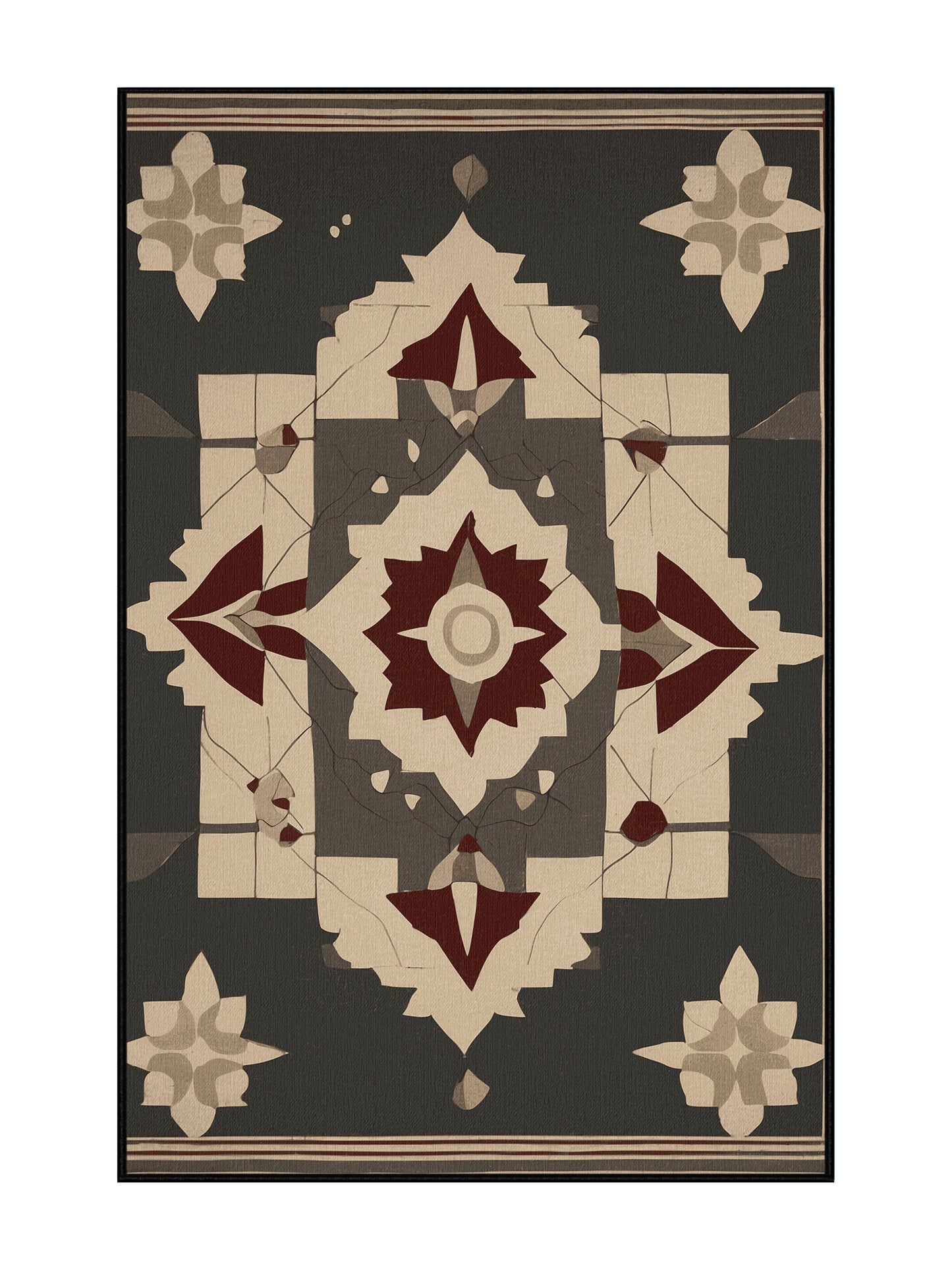 Timeless Tapestries Eternal Ornament - Premium Taupe Modern Area Rug | Plush & Washable Options | Rugolution Home Decor