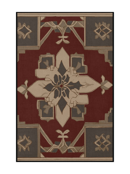 Timeless Tapestries Aristocrat’s Legacy - Premium Taupe Modern Area Rug | Plush & Washable Options | Rugolution Home Decor