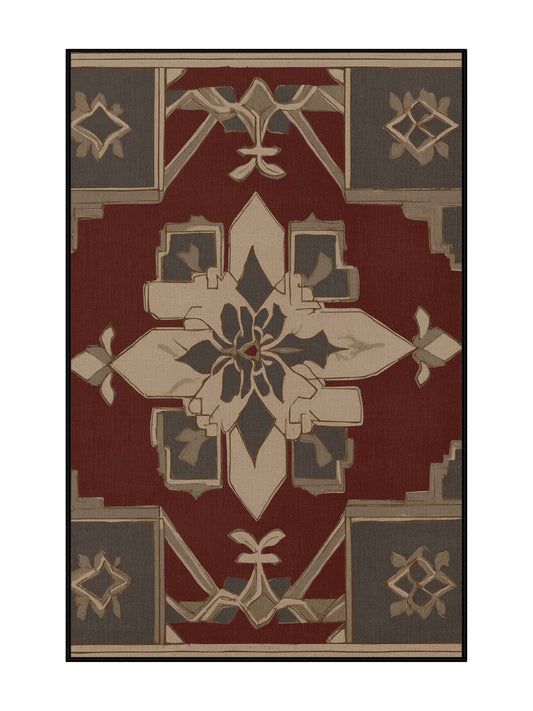 Timeless Tapestries Aristocrat’s Legacy - Premium Taupe Modern Area Rug | Plush & Washable Options | Rugolution Home Decor